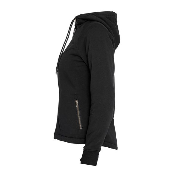 John Doe XTM Hoodie Women V2 - Black motorcycle sweatshirtRef: JDE0126
