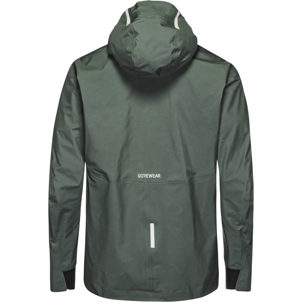 GOREWEAR Concurve GORE-TEX Logo Jacket Men - slate green / white DH01