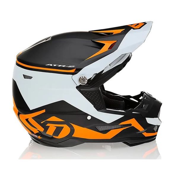 6D Helmets ATR-2 DRIVE 2024 cross Helmet - Orange / BlackRef: DH0023