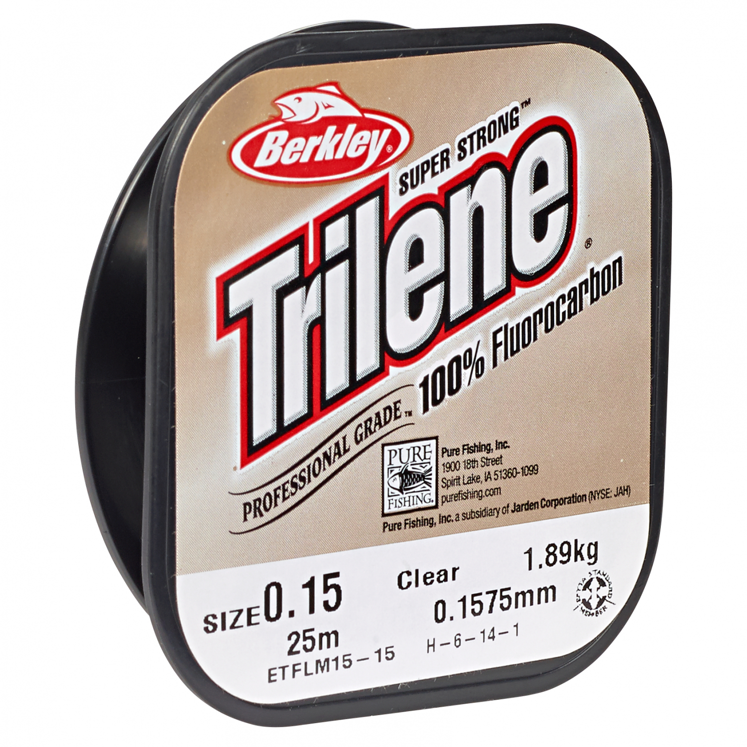 Berkley Trace Line Trilene Fluorocarbon Leader (clear, 25 m)