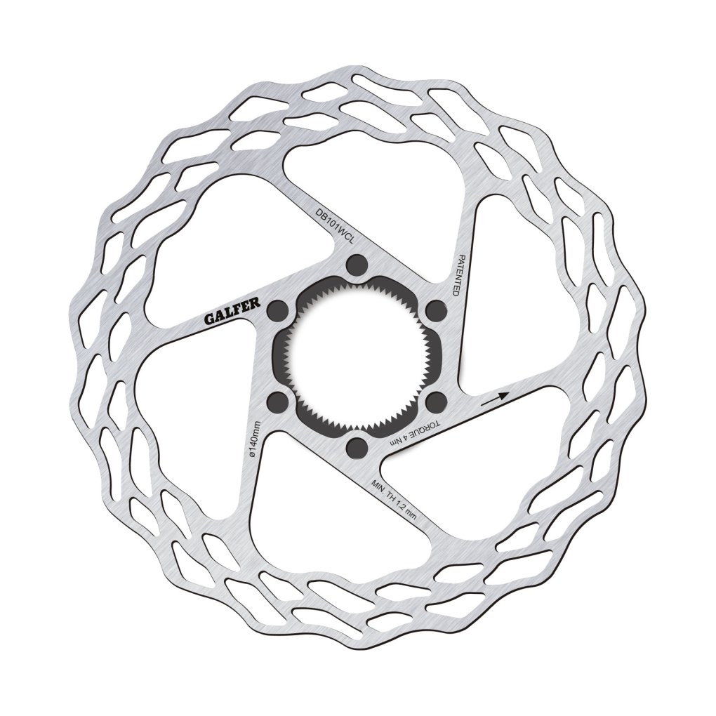 Galfer Wave Brake Disc - Road/Gravel | Fixed | Centerlock