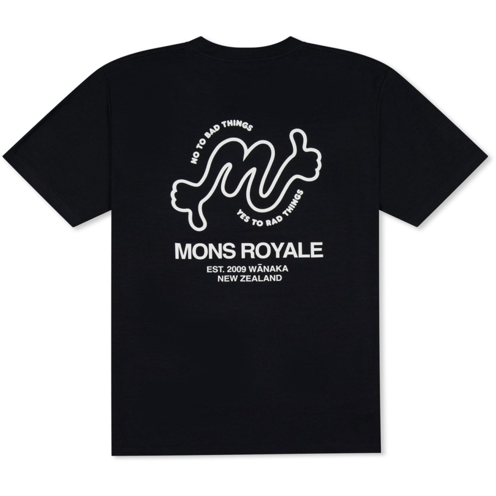 Mons Royale Icon Merino Classic T-Shirt Men - black 1280