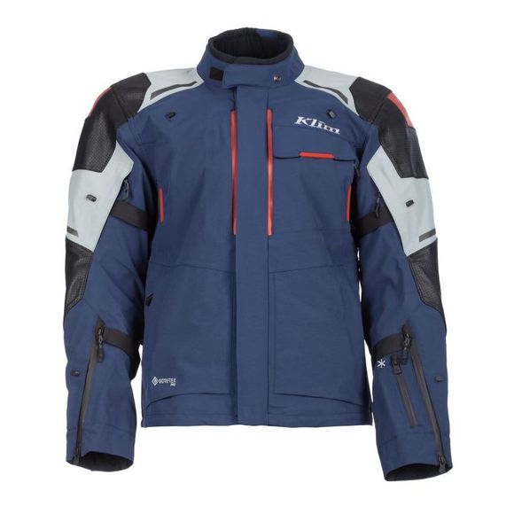 Klim Kodiak Motorcycle Jacket - Gore-Tex® - Blue / RedRef: KLI0489