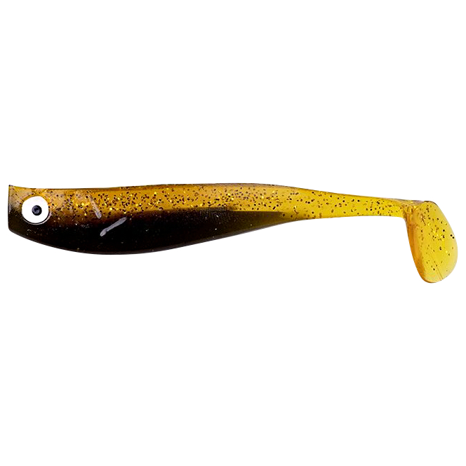 Zeck Shad zander rubber (nightshade)