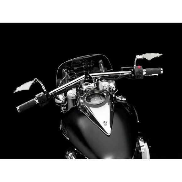 Highway Hawk Flame 25mm Universal Handlebar Grips - BlackRef: HIG0108 / 45-0135