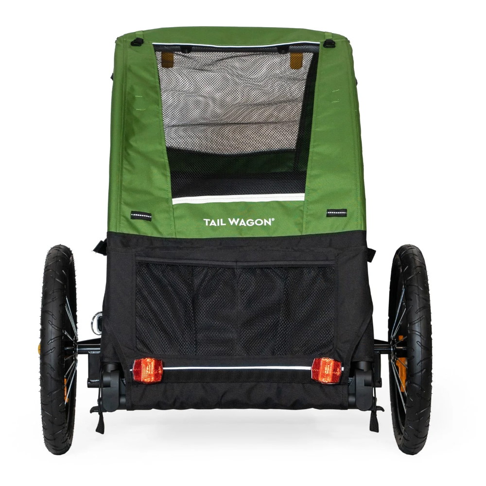 Burley Tail Wagon Bike Trailer for Dogs - Green/Black