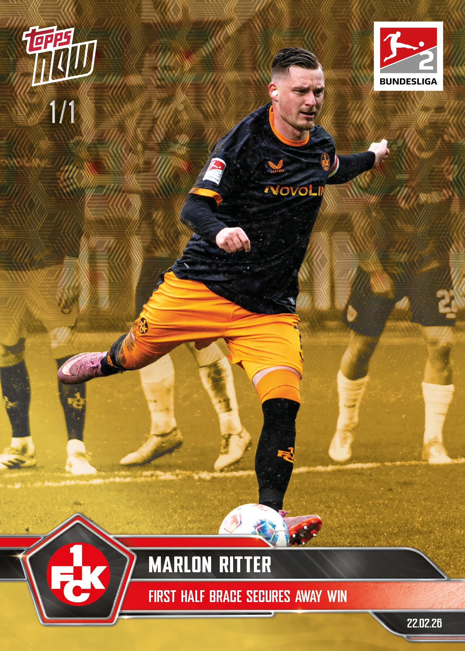 Marlon Ritter - 2025-26 Bundesliga Topps NOW® - Card 133