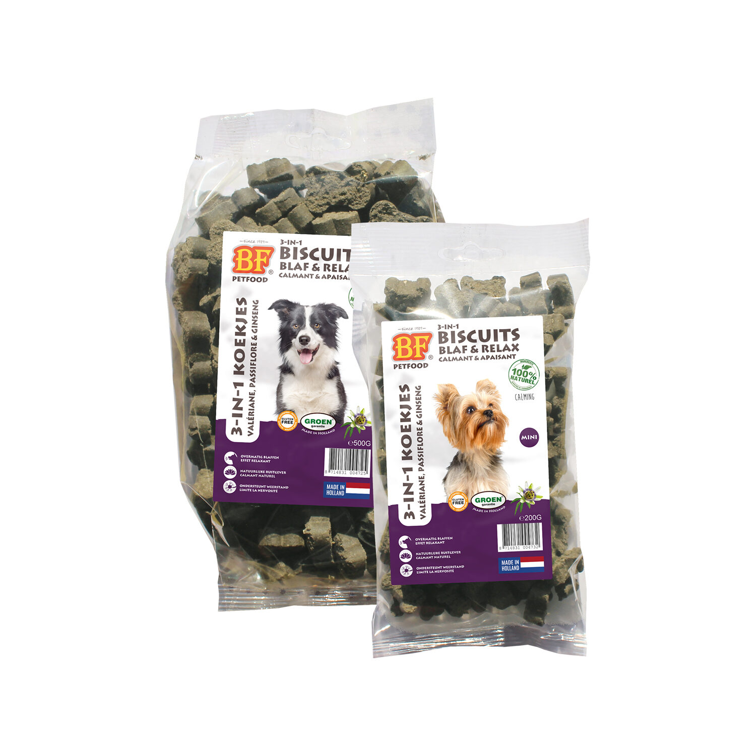 BF®Petfood - 3 in 1 Biscuits Bark & Relax - 200 g Mini