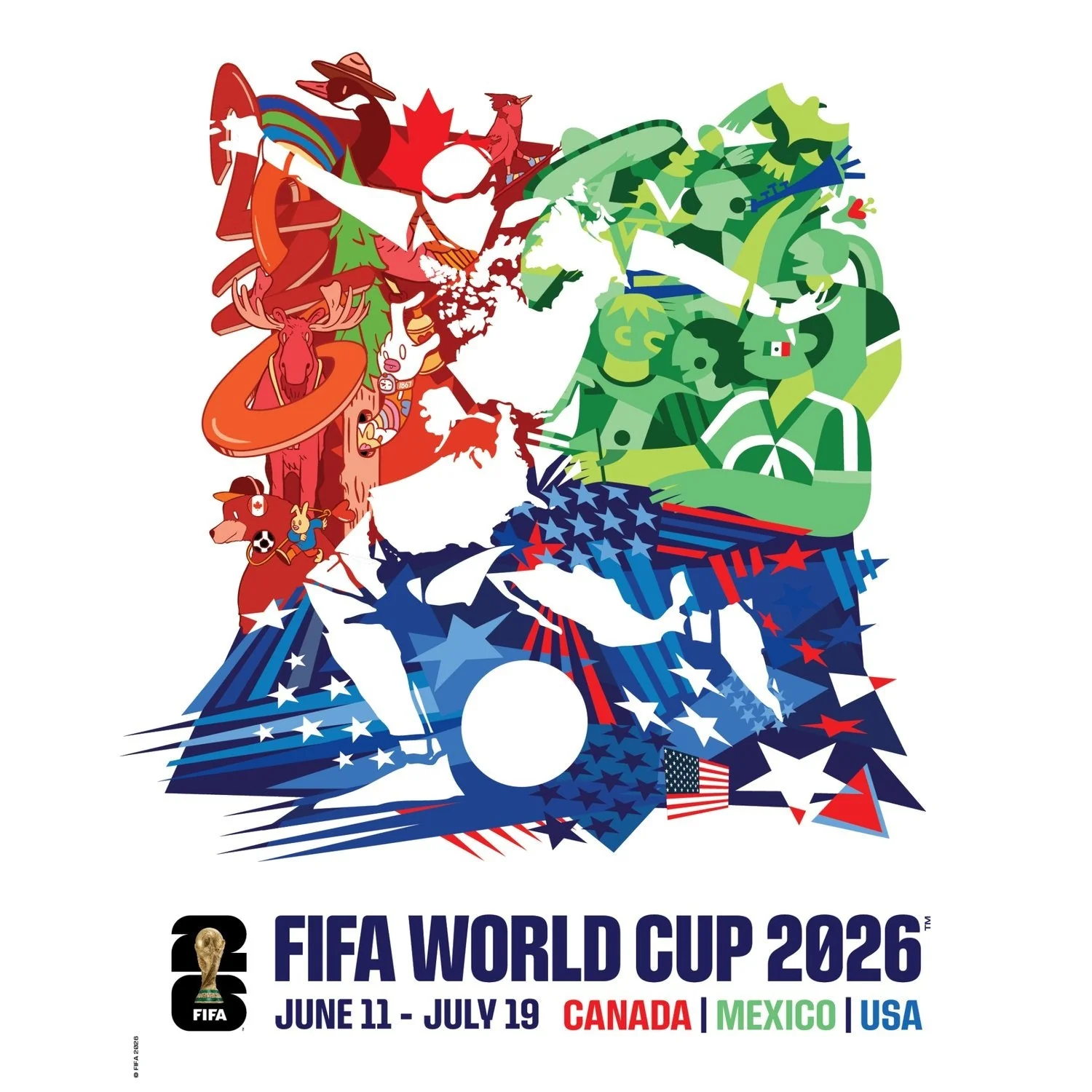 Official 2026 Soccer Fan Collection Tournament Poster