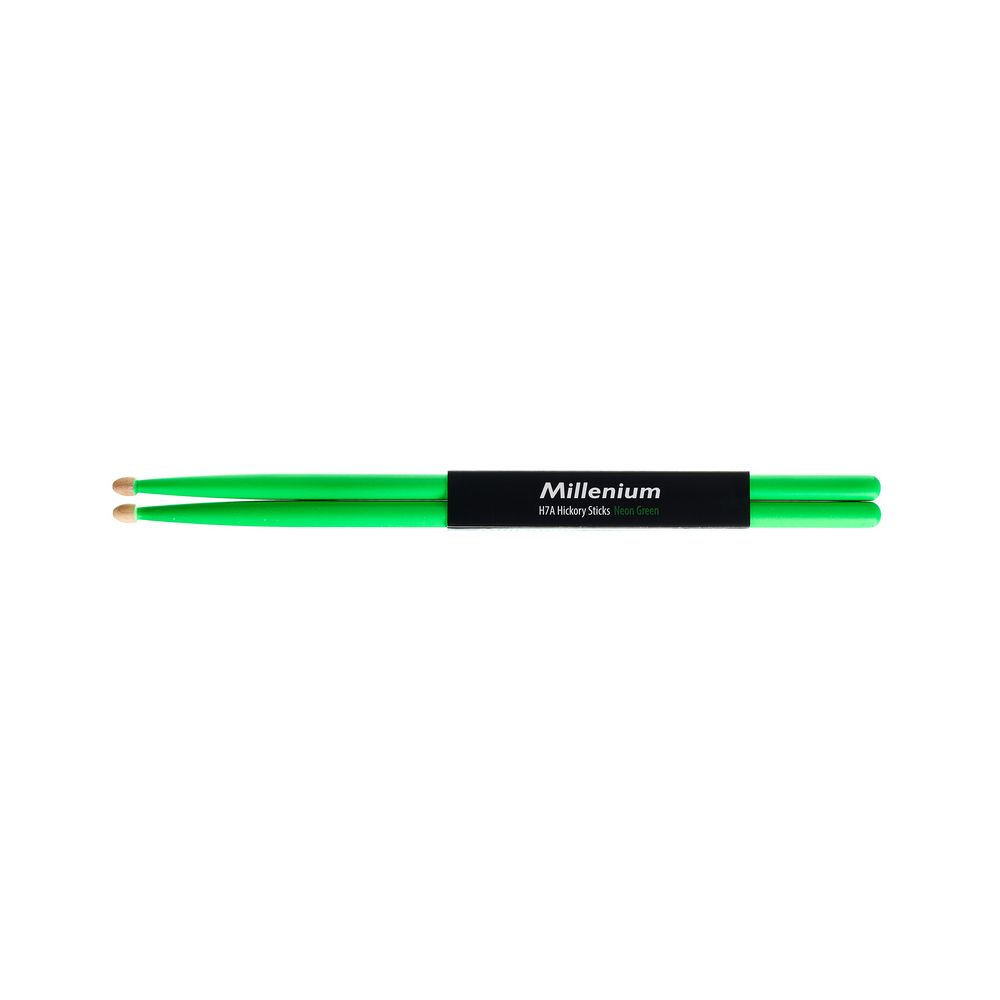 Millenium H7A Hickory Sticks Neon Green – Thomann Ireland