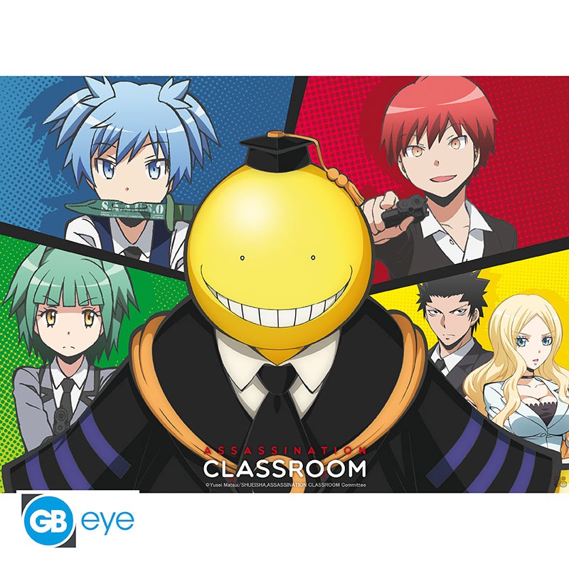 ASSASSINATION CLASSROOM Poster Koro VS pupils (52x38cm)