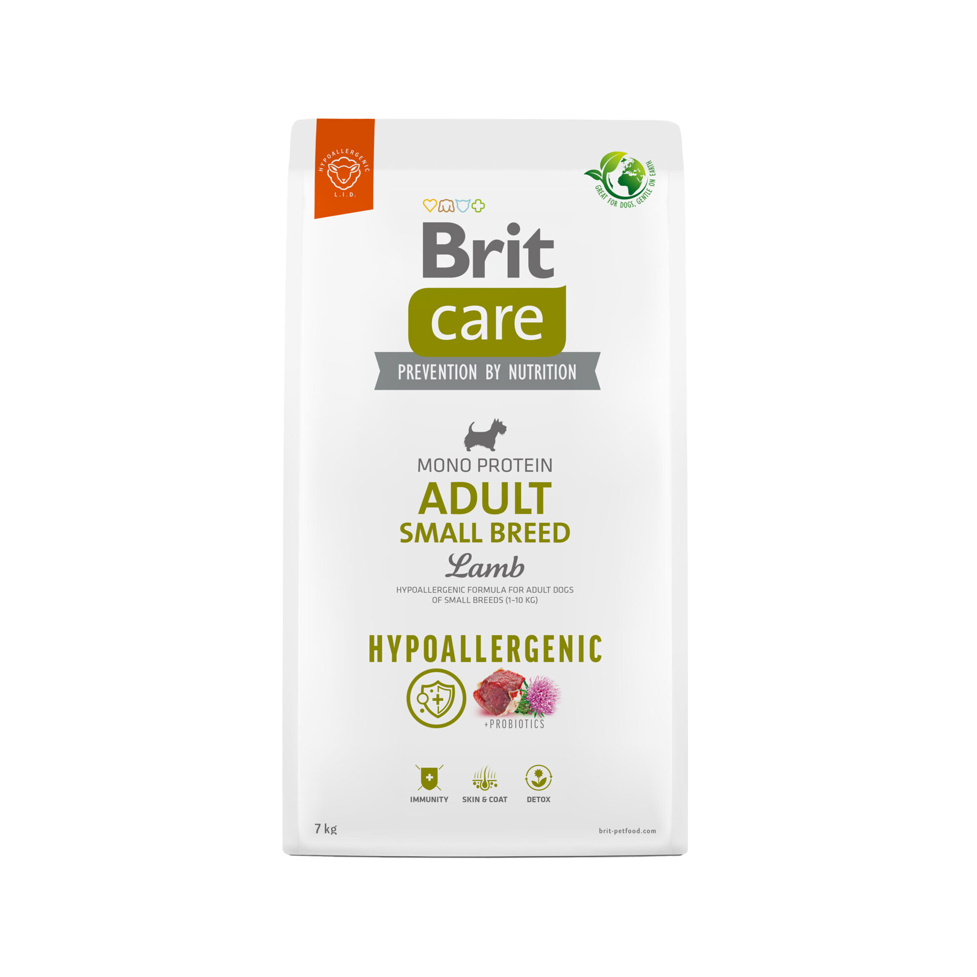 Brit Care - Dog - Hypoallergenic Adult Small Breed - Lamb - 3 kg