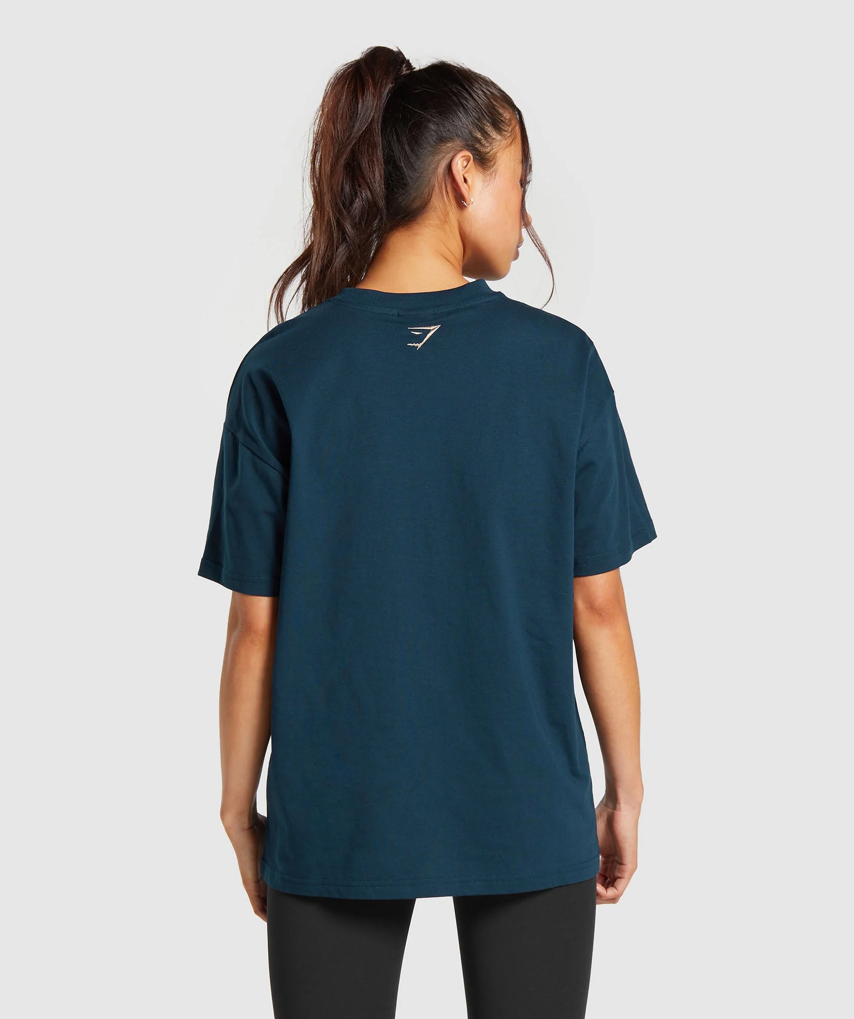 Block Oversized T-Shirt Navy