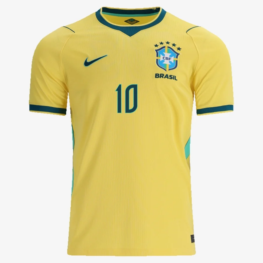 Men's Replica Nike Neymar Jr. Brazil Home Jersey 2026