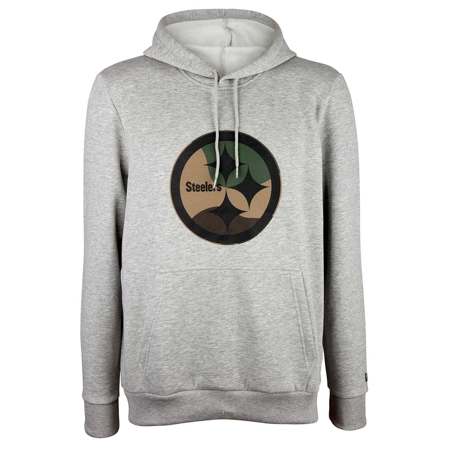 Pittsburgh Steelers 2019 Camo Logo NFL Hoodie Sweatshirt
