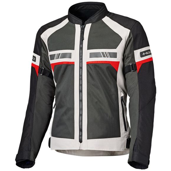 Held Tropic 4 - Gray / Red Motorcycle JacketRef: ED0359