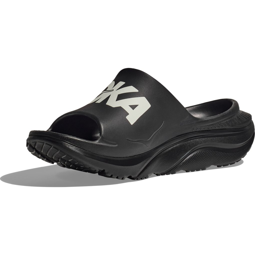 Hoka Ora Athletic Slide Shoes Unisex - black / white