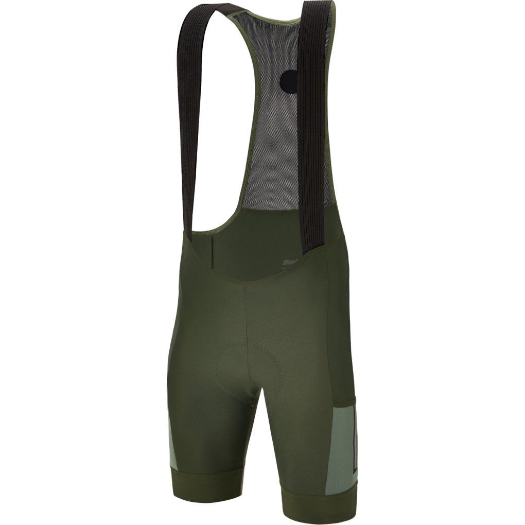 Santini Gravel Bib Shorts Men 3M1075C3GRAVL - green