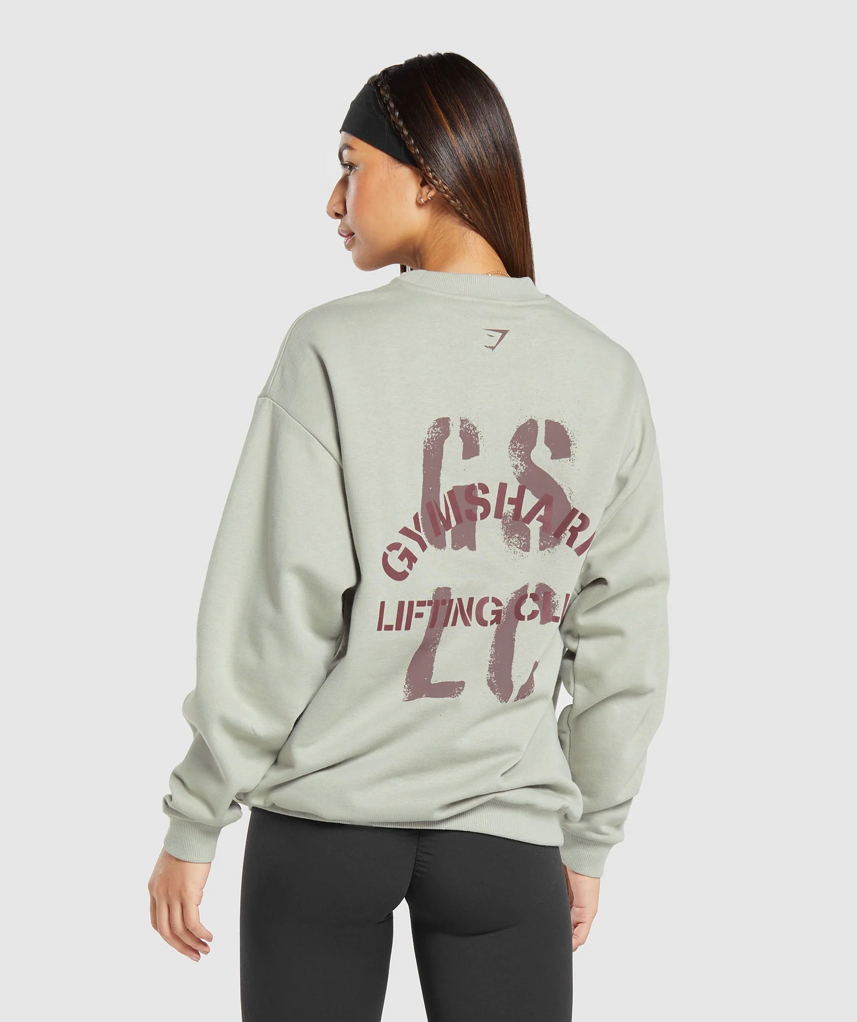 Built Oversized Sweatshirt Stone Grey