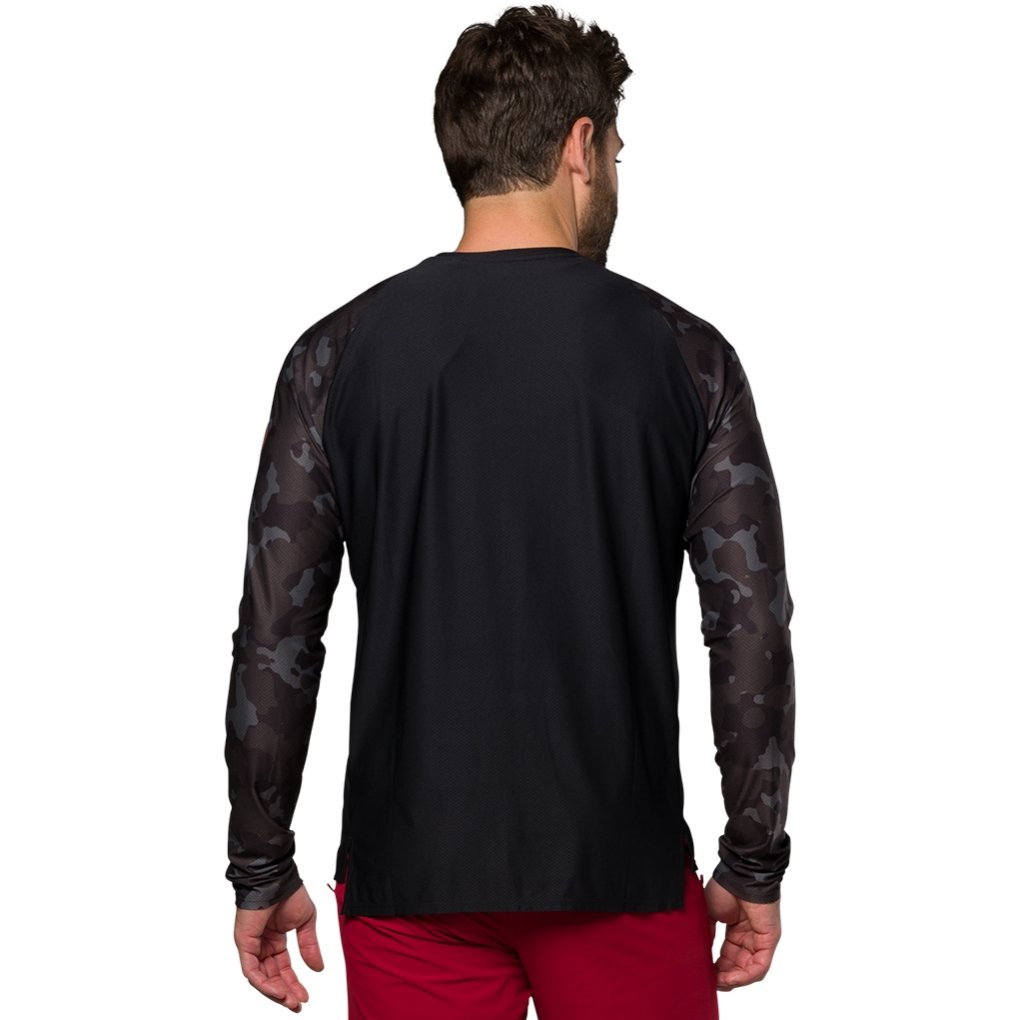 PEARL iZUMi Elevate Longsleeve Jersey Men 19122203 - black camo - AAR