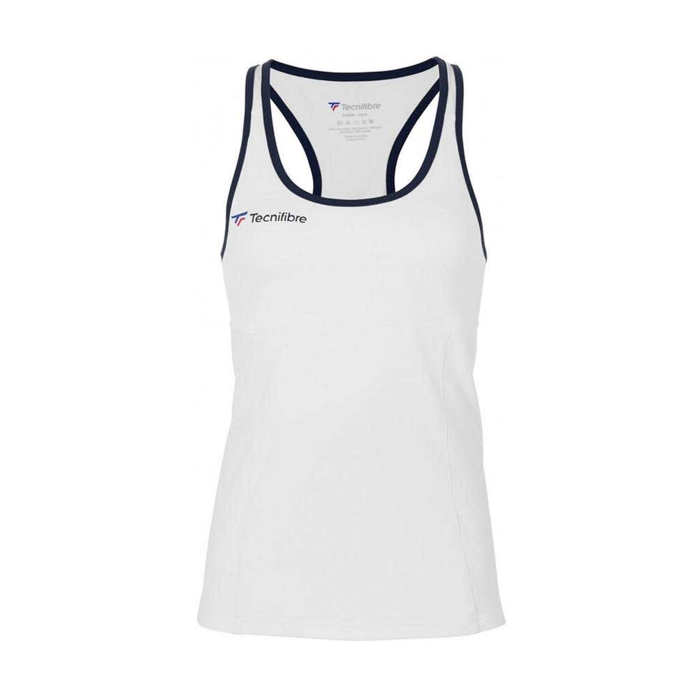 WOMEN’S WHITE TECNIFIBRE F3 TANK TOP
