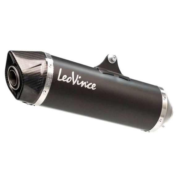 Leo Vince Nero stainless steel silencer - BlackSUZUKI 1000 DL 1000 V-STROM ABS - 2014 - 2016Ref: LV0986/14012