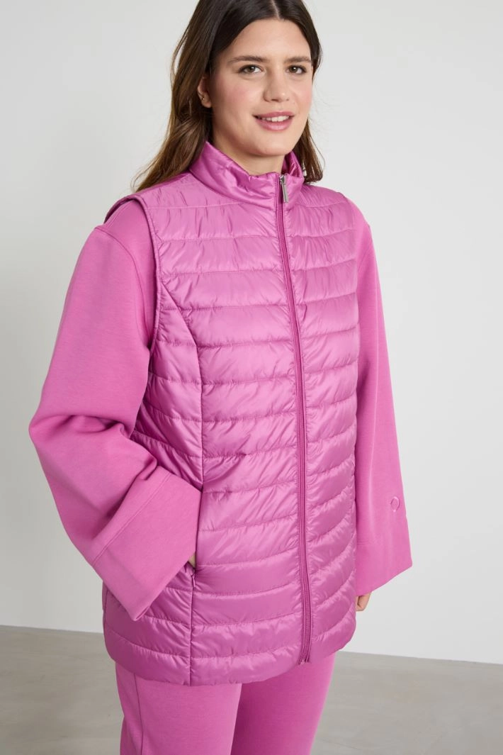 Padded gilet - PINK