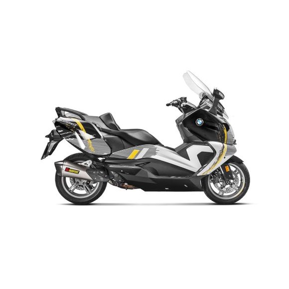 Silencieux Akrapovic Titane embout carboneBMW 650 C 650 GT (0C05) - 2016 - 2021Ref : S-B6SO8-HZAAT / 18113131