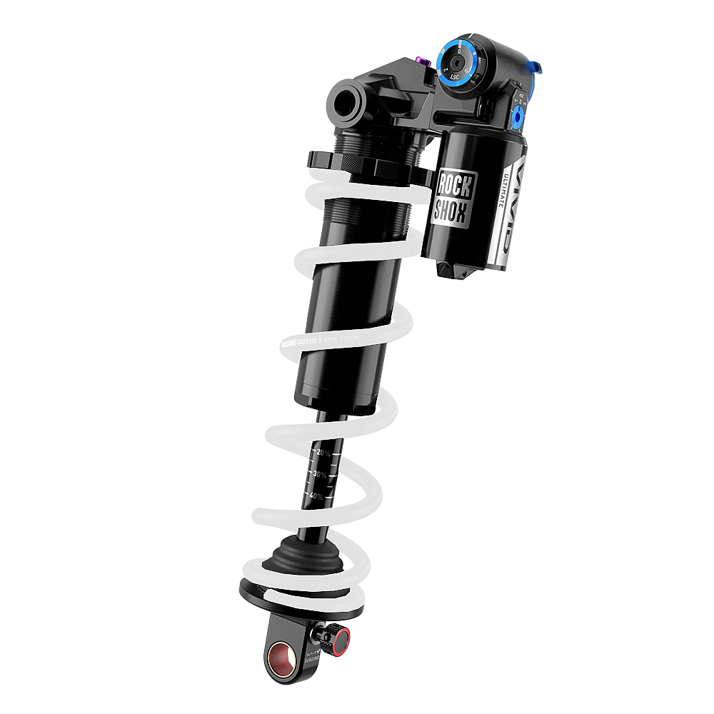 RockShox Vivid Coil Ultimate RC2T Rear Shock - Trunnion | D1 - 185 x 50 mm