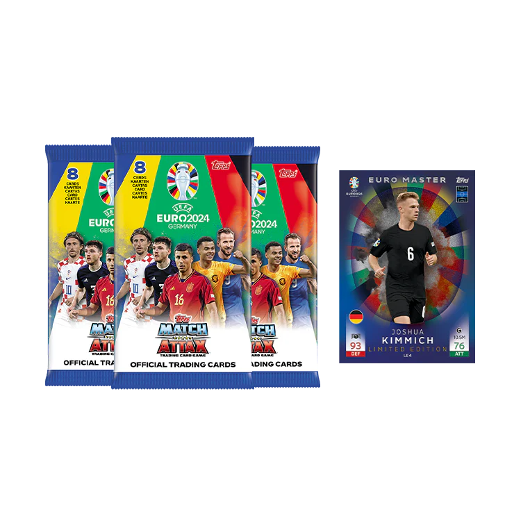 Official EURO 2024 Match Attax - Eco Pack (Reduced Packaging Version)