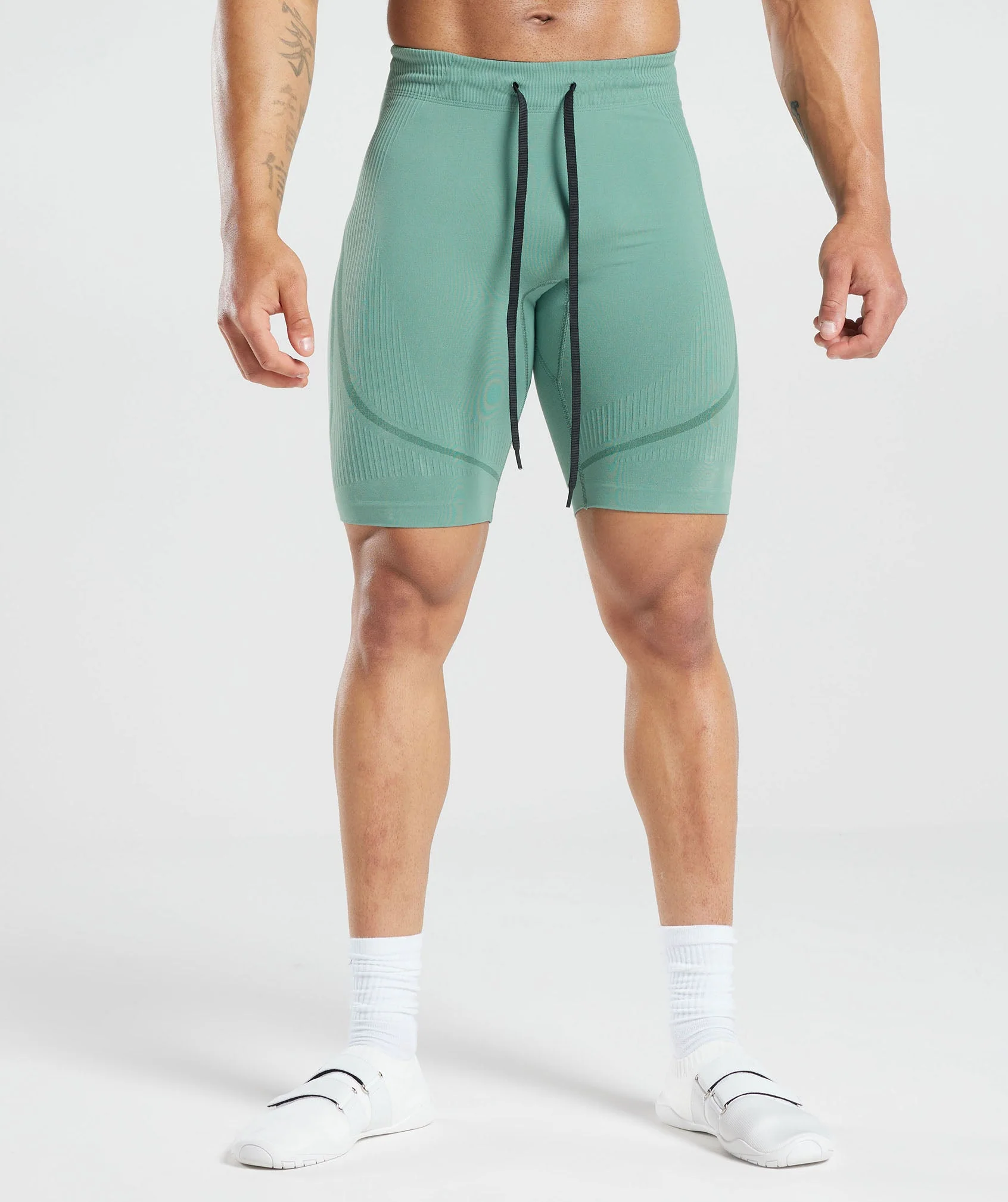 315 Seamless Shorts Ink Teal/Jewel Green