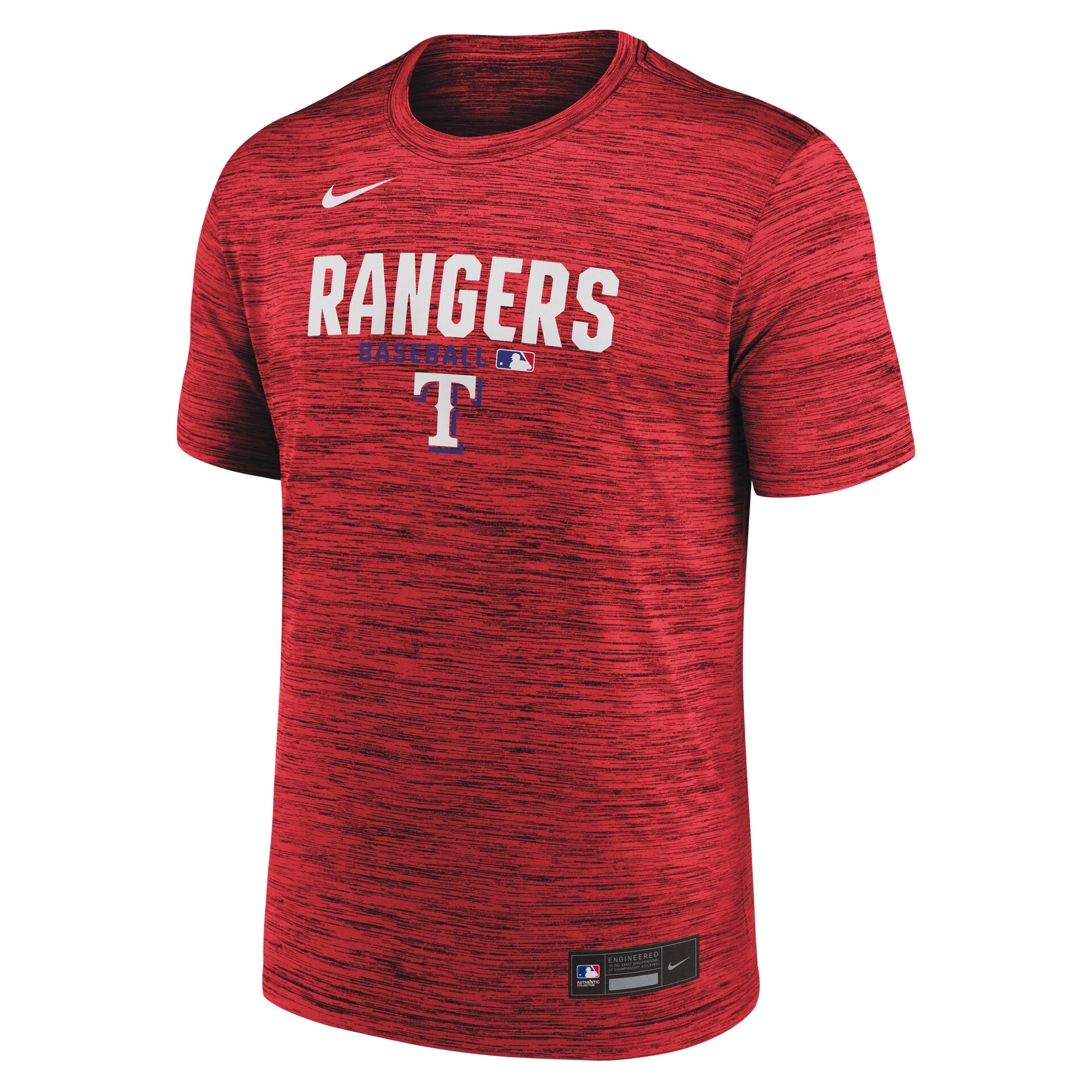 Texas Rangers 2026 MLB Authentic Velocity T-Shirt Red