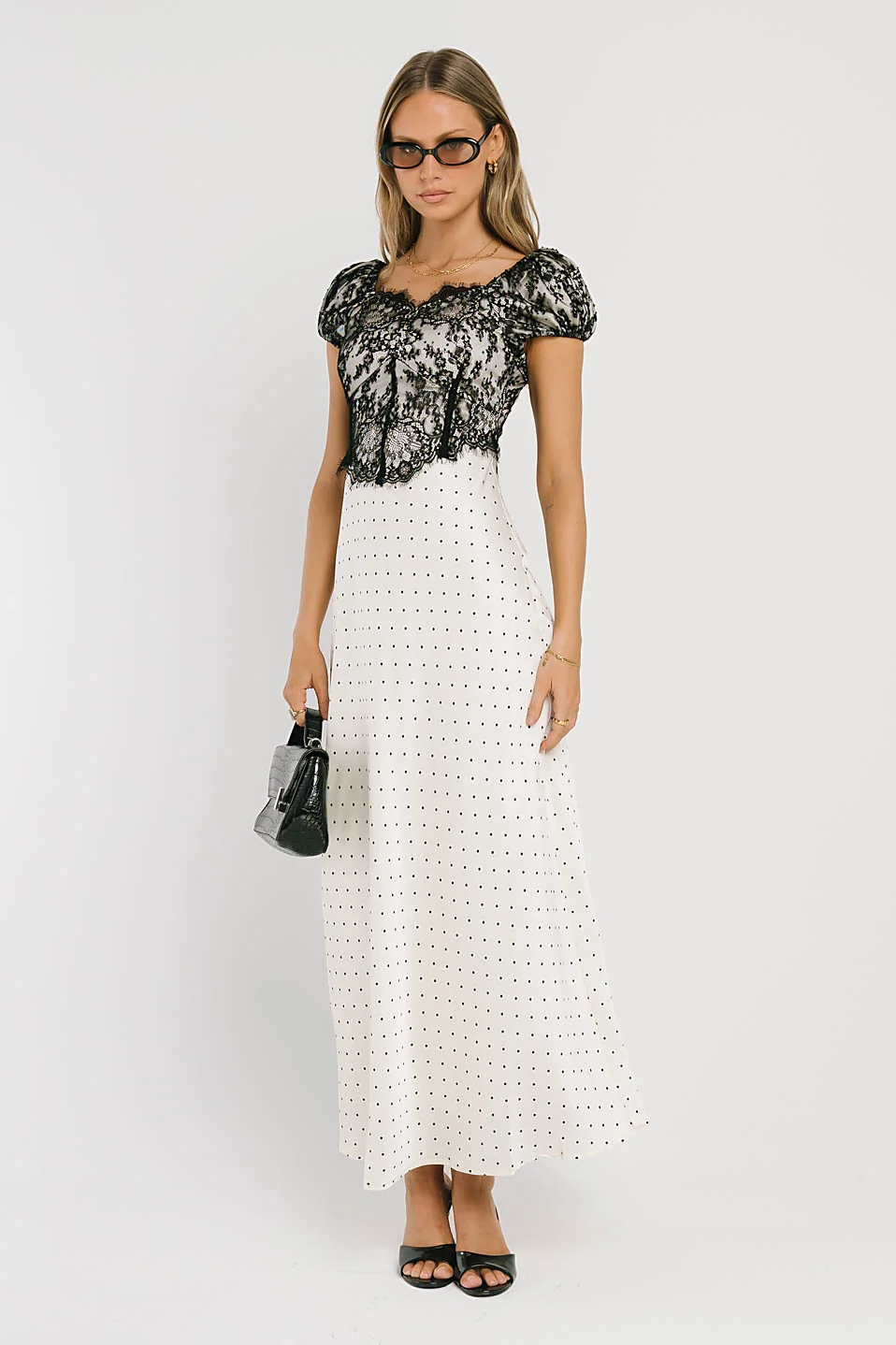 Briar Polka Dot Maxi Dress