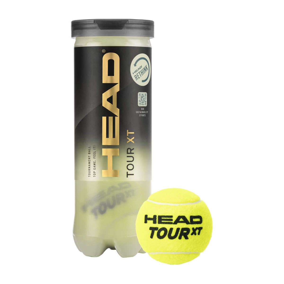 BOX 24 CANS 3 TENNIS BALLS HEAD TOUR XT