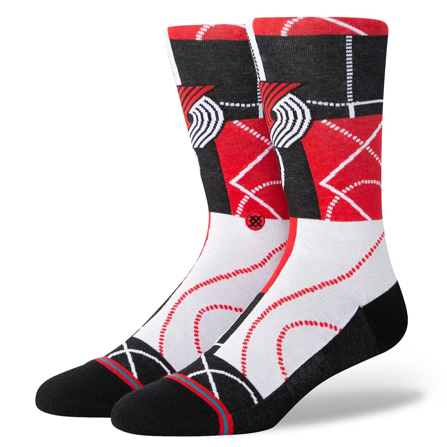 Portland Trail Blazers Zone Stance NBA Crew Socks