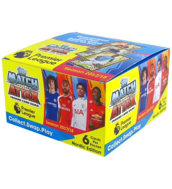 Topps PL Match Attax 2017 / 2018 Nordic Edition Box