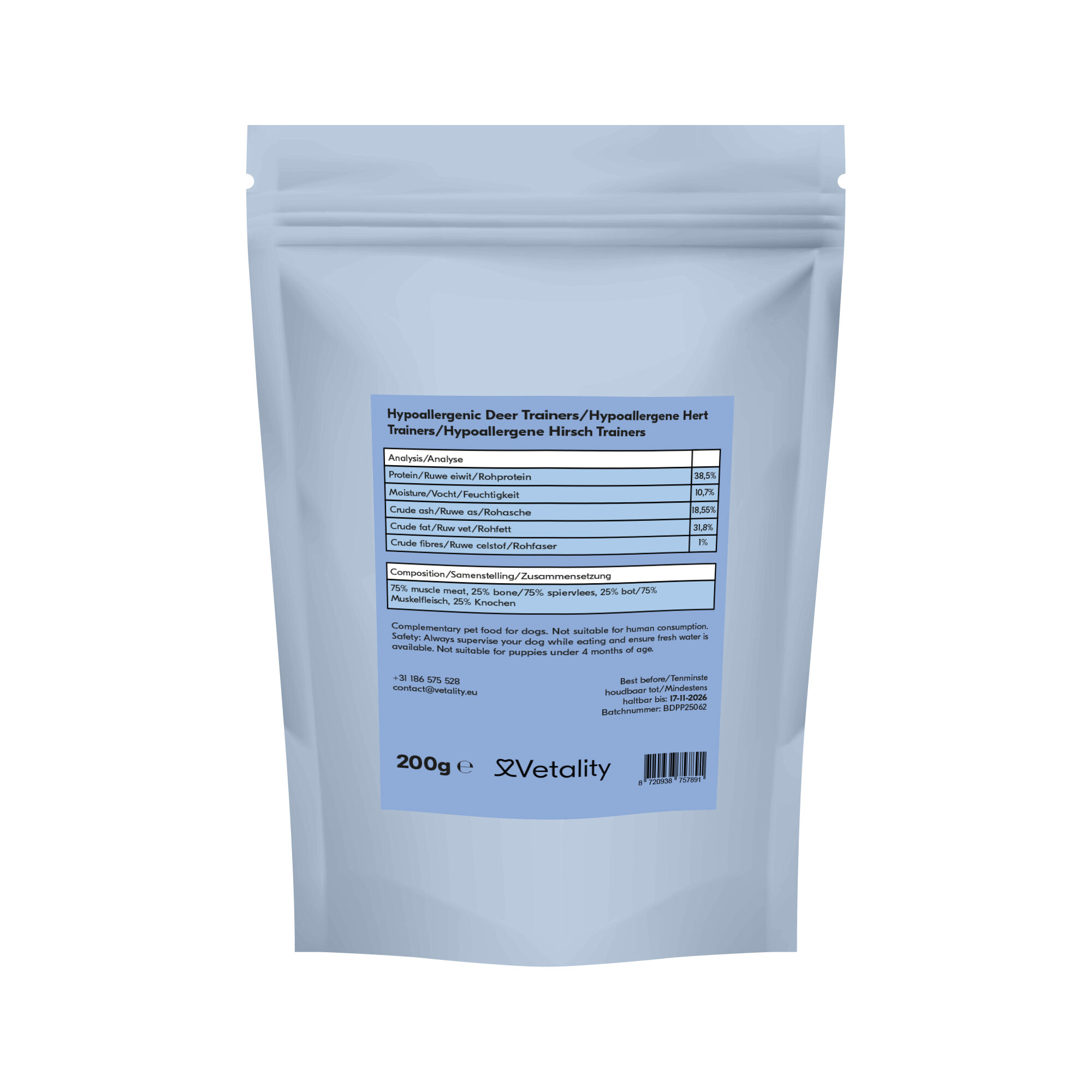 Vetality Hypoallergene Trainers - Goose - 200g