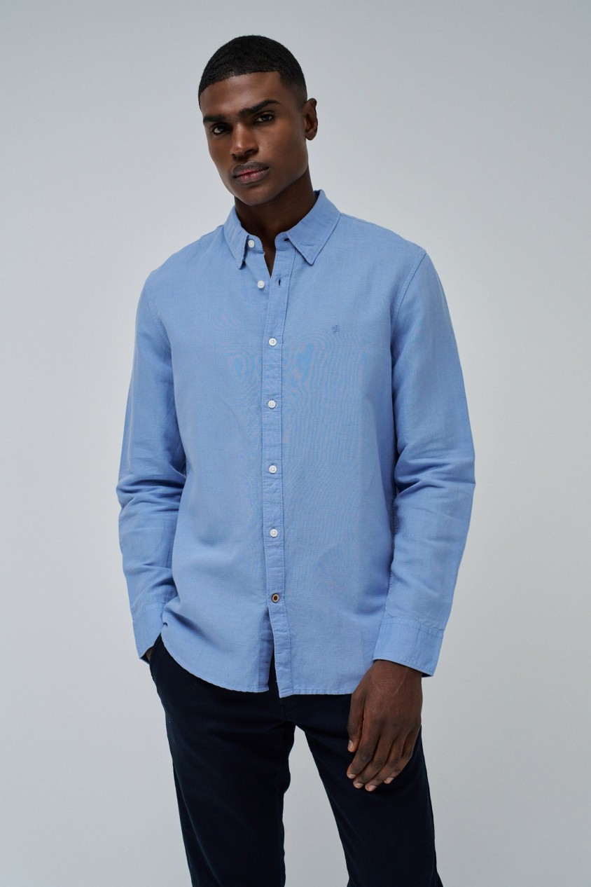 LINEN BLEND SHIRT