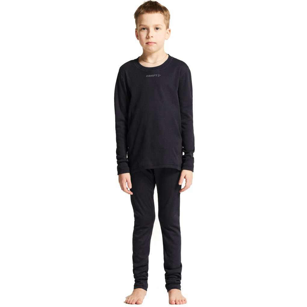 CRAFT Core Warm Baselayer Set Junior - Black