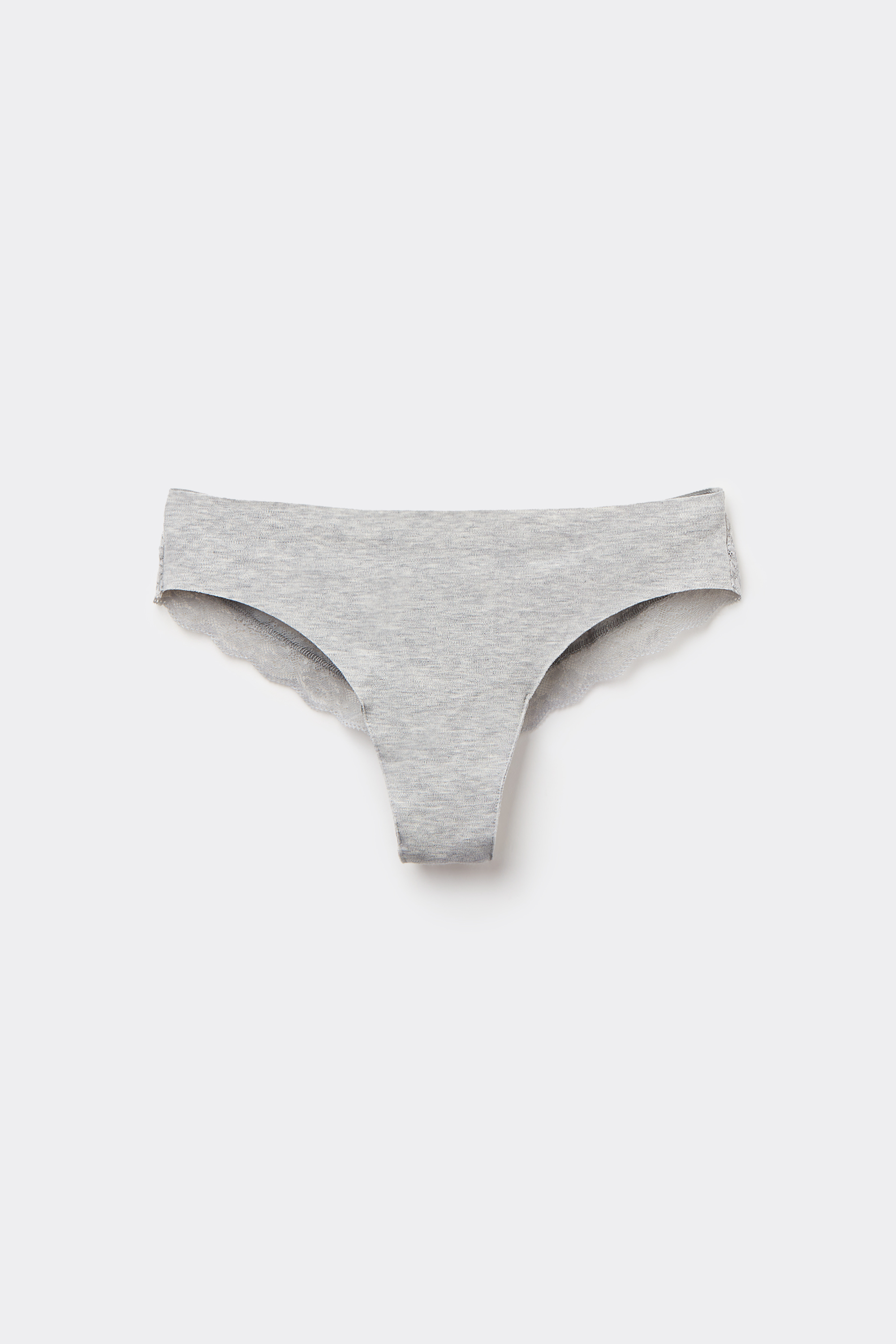 Laser Cut Organic Cotton and Recycled Lace Brazilian Briefs
