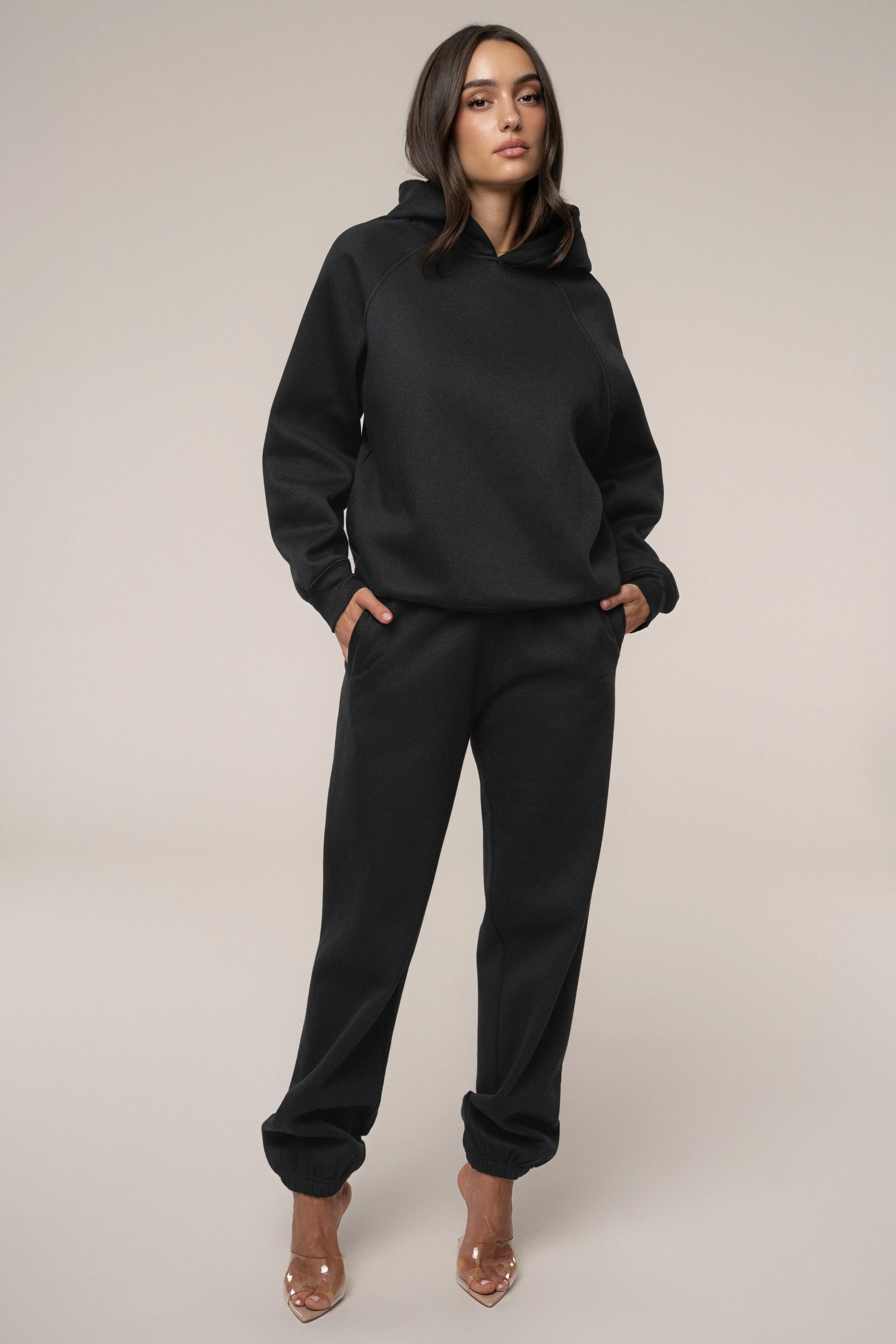 Black JLUXLABEL Logo Sweatpants