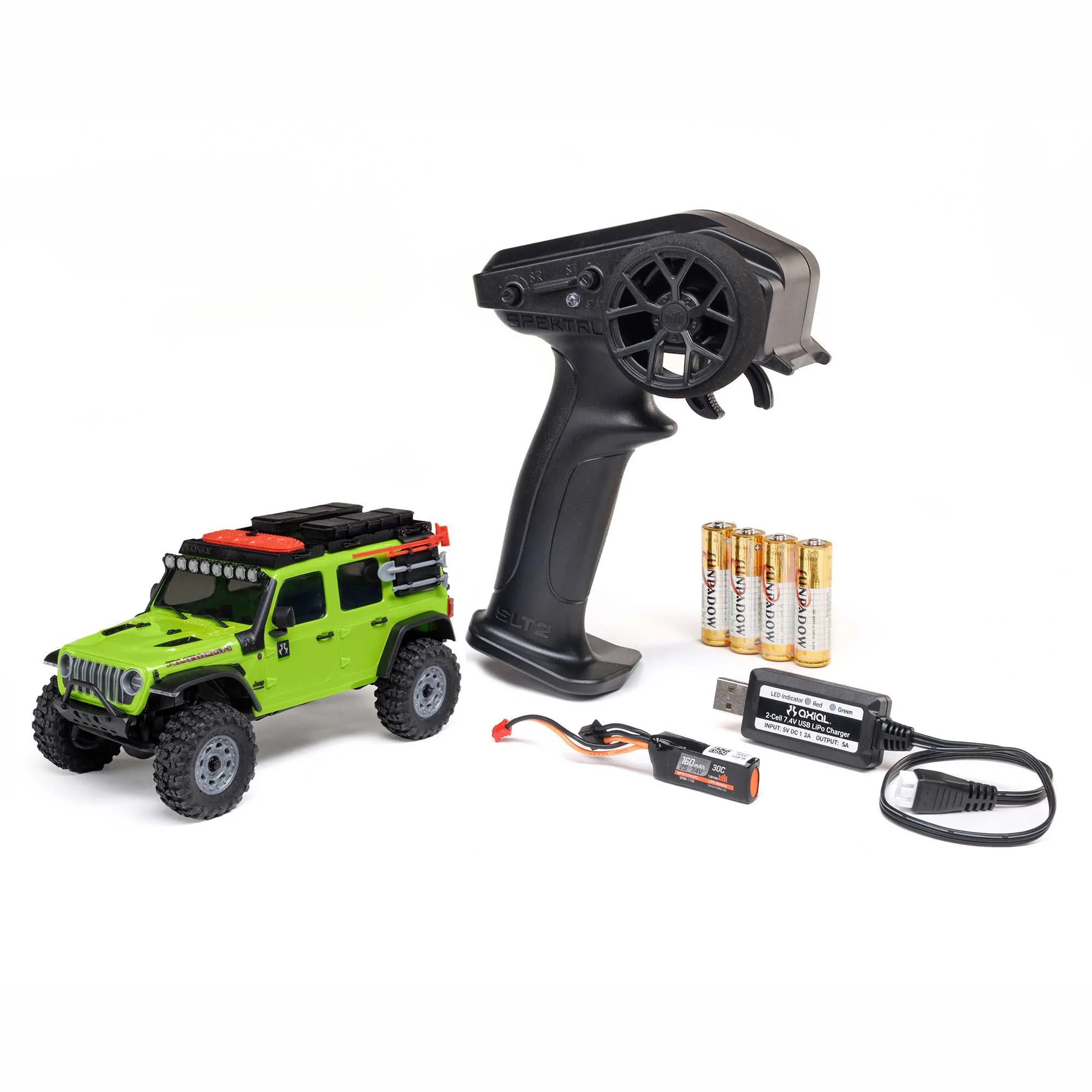 1/30 SCX30 Jeep Wrangler JLU 4X4 RTR Brushed Rock Crawler Axial AXI-2261T
