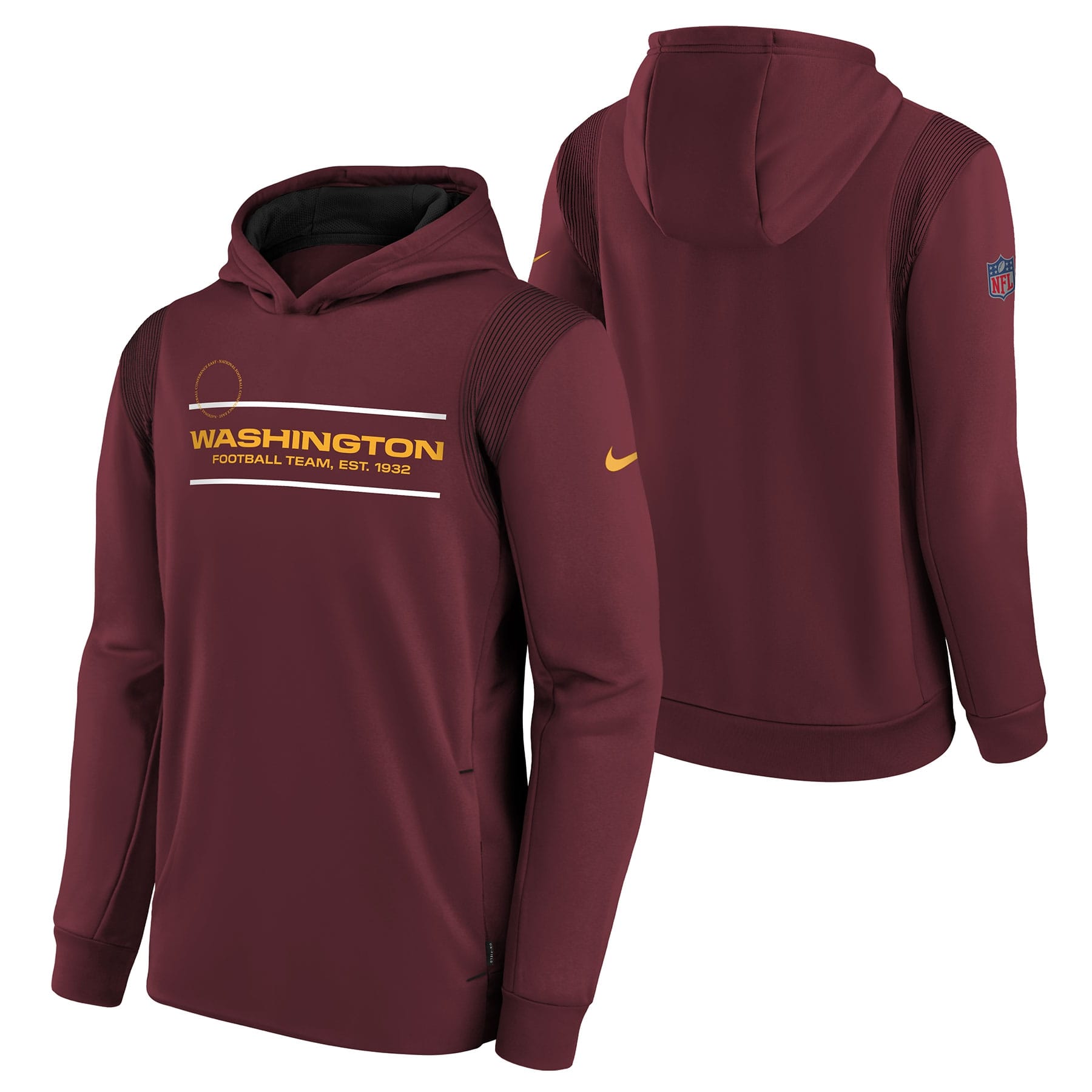 Washington Football Team 2021 NFL Sideline Nike Therma Hoodie (YOUTH)