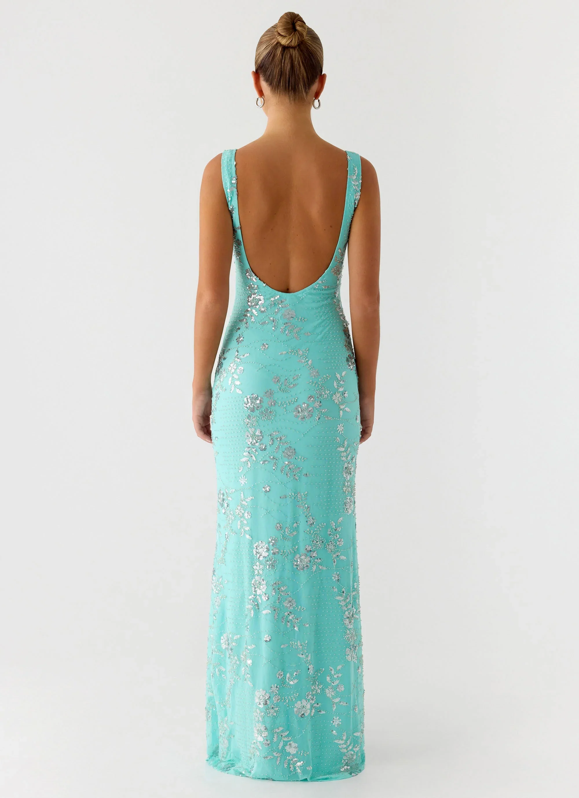 Silvana Maxi Dress - Aqua