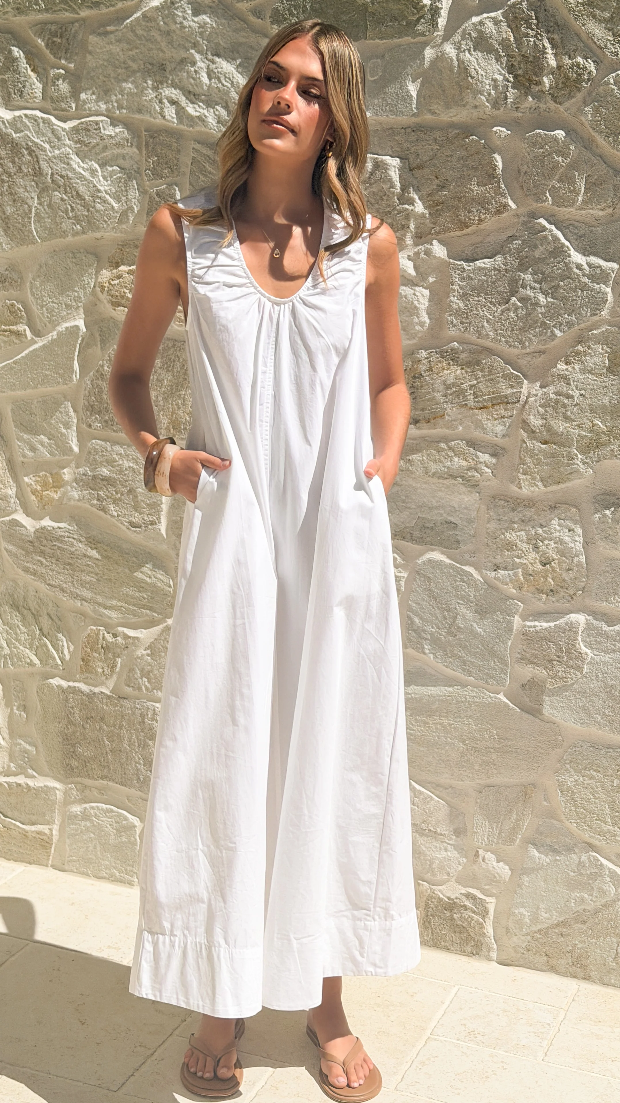 Rohan Maxi Dress - White