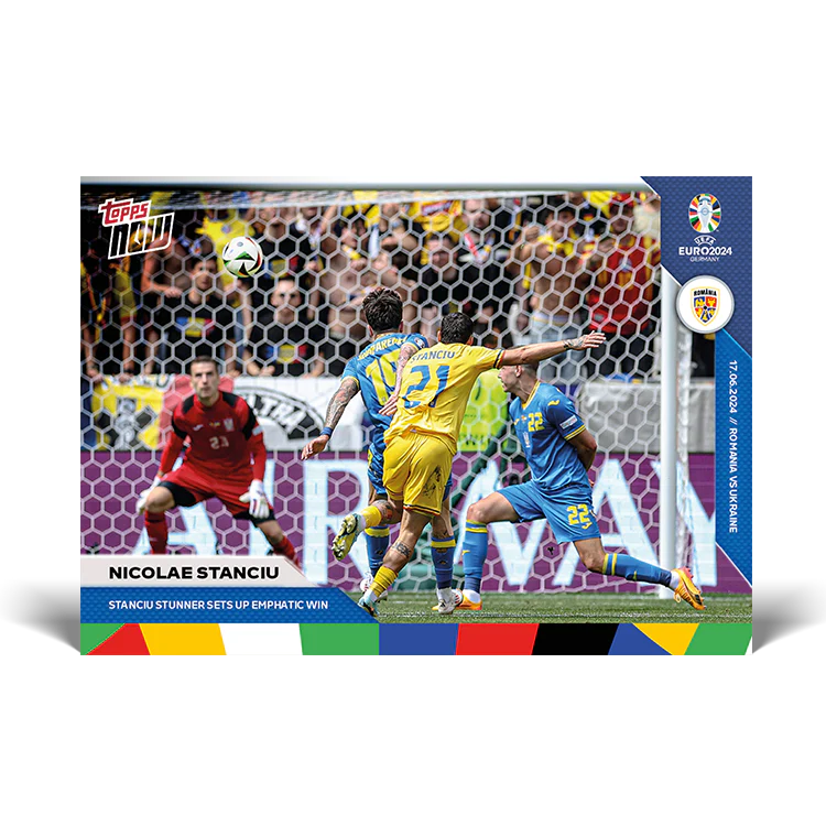 Nicolae Stanciu - Stanciu stunner sets up emphatic win - EURO 2024 TOPPS NOW® Card 11