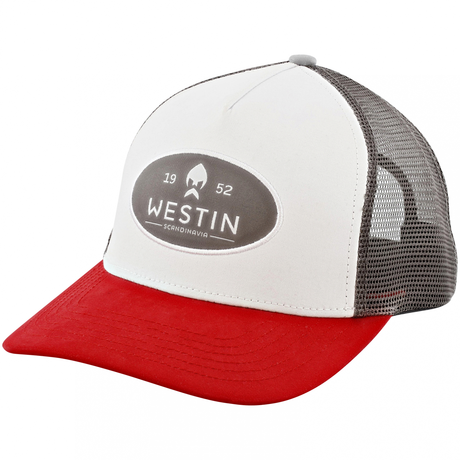 Westin State One Size Cap (Silver Grey\/Red)