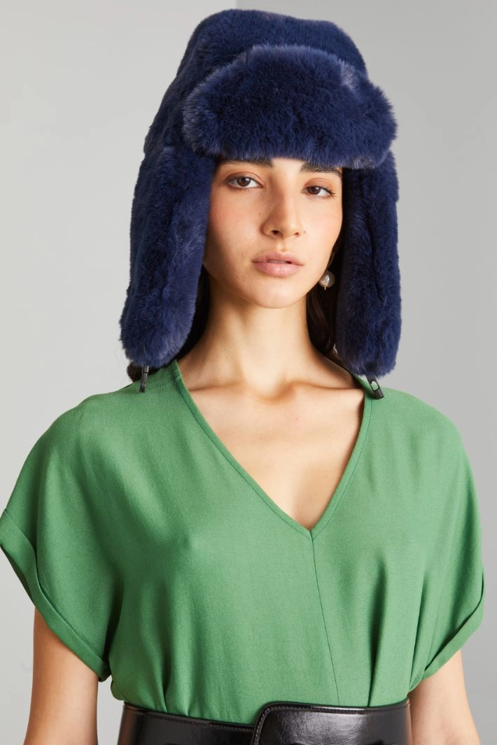 Aviator hat - NIGHT BLUE