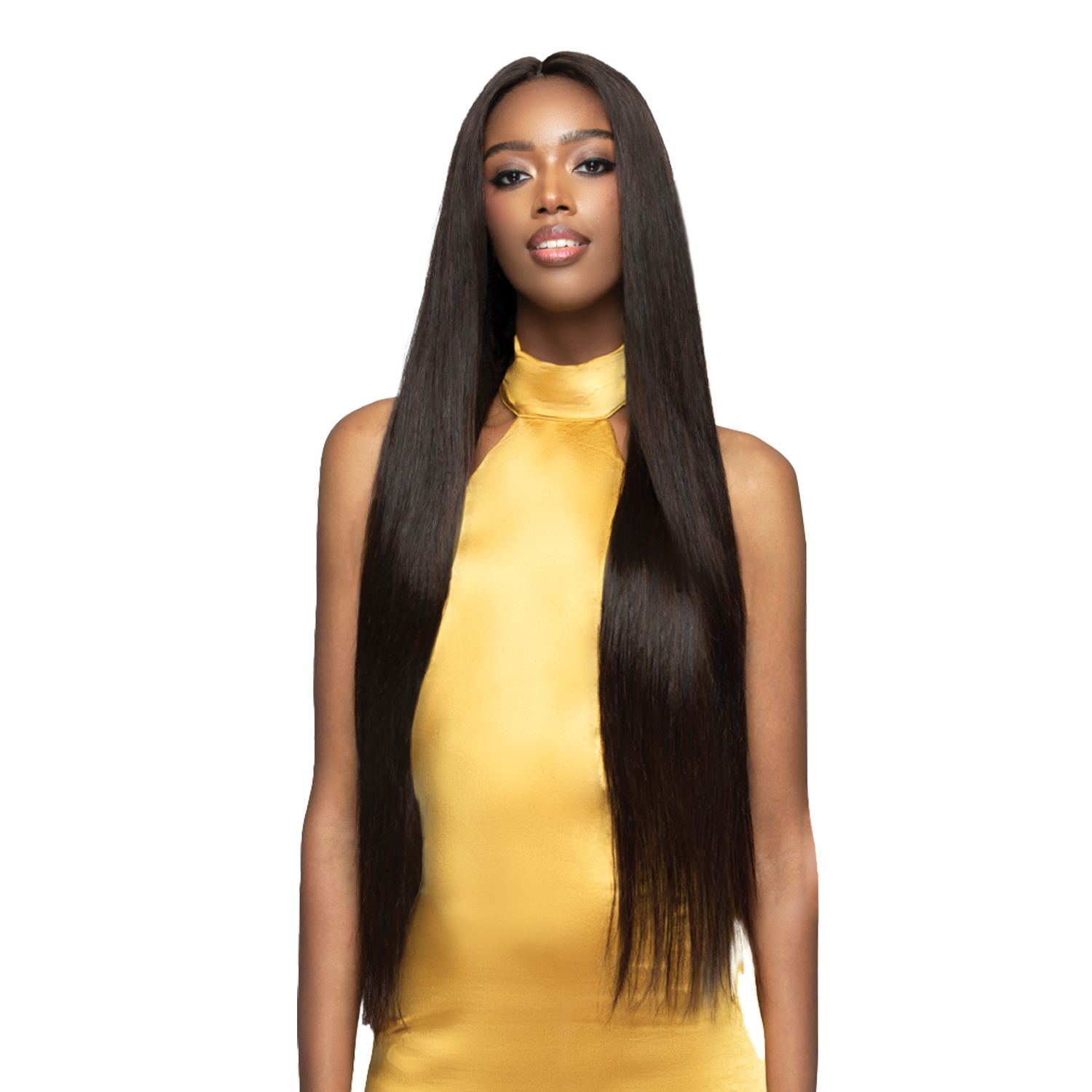 Bobbi Boss Unprocessed Human Hair Full Lace Wig Glueless FLH021 Wet N Wavy 32