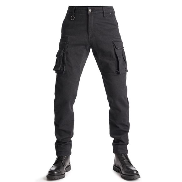 Pando Moto Desert Cargo Pants - BlackRef: PAN0038
